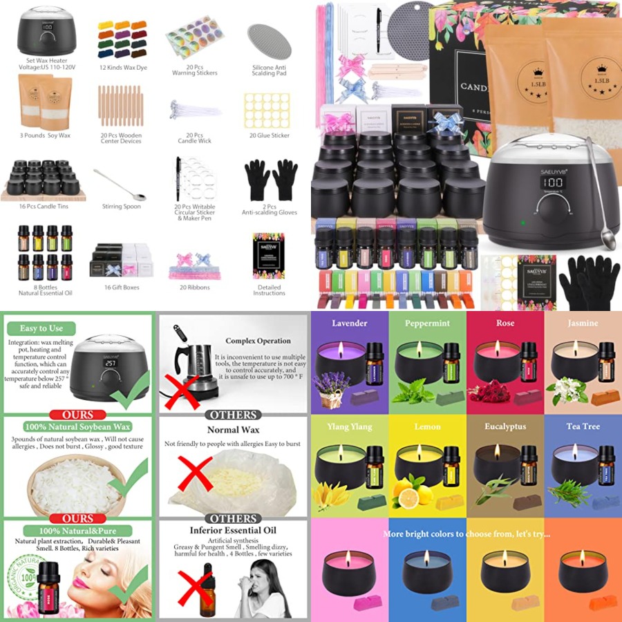 Candle Making Kit For Adults - Candle Making Kit for Adults with