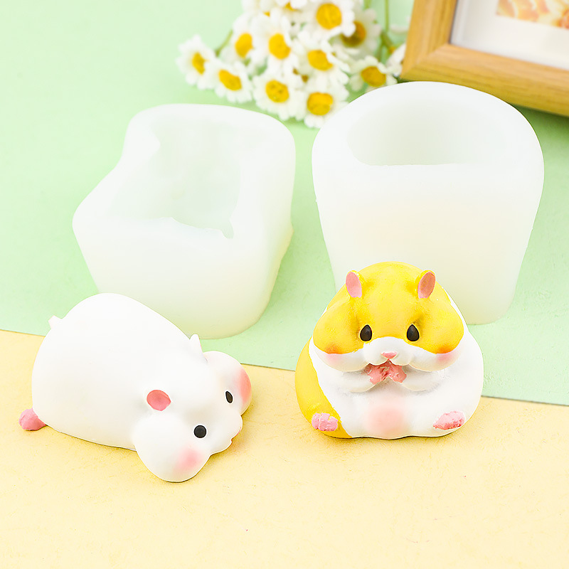 Candle Making Ideas - DIY Cute Hamster Mold Chocolate Pudding