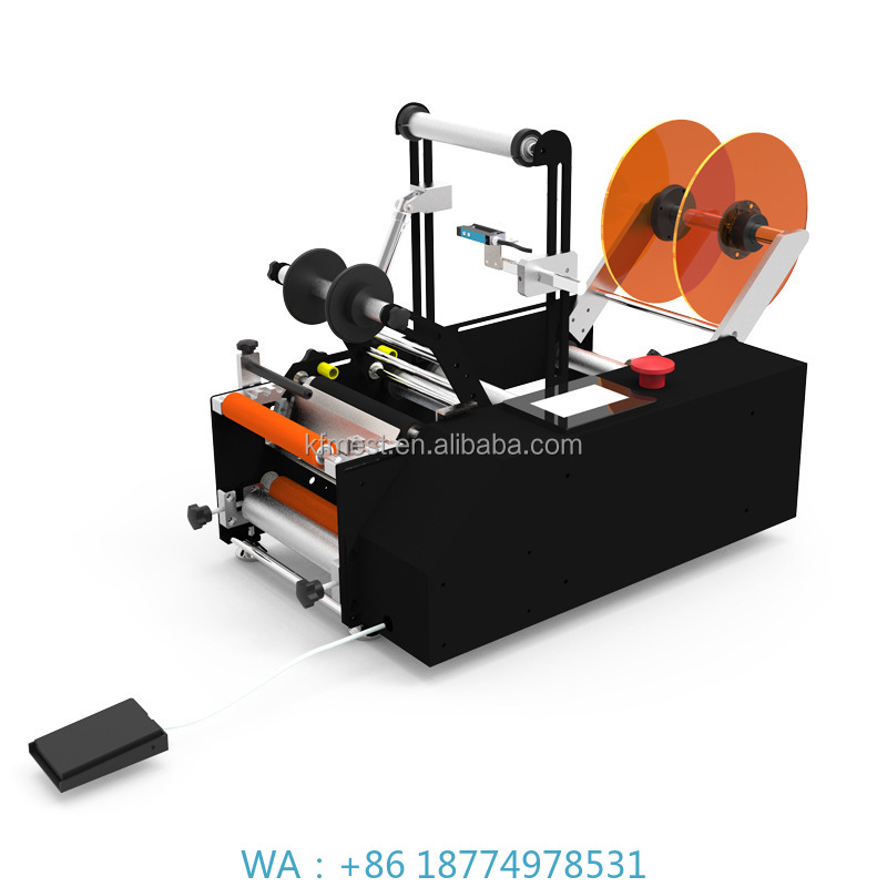 Label Sticker Round - Labeling Machine for Bottles Stick Manual