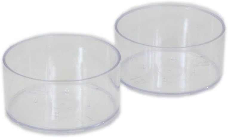 Candle Making In Dc - 100 Clear Plastic Tealight Cups for