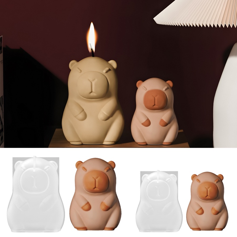 Capybara Pudding Baking Silico - огляд і ціна Candle Making Ideas
