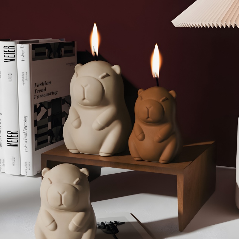 Capybara Pudding Baking Silico - огляд і ціна Candle Making Ideas