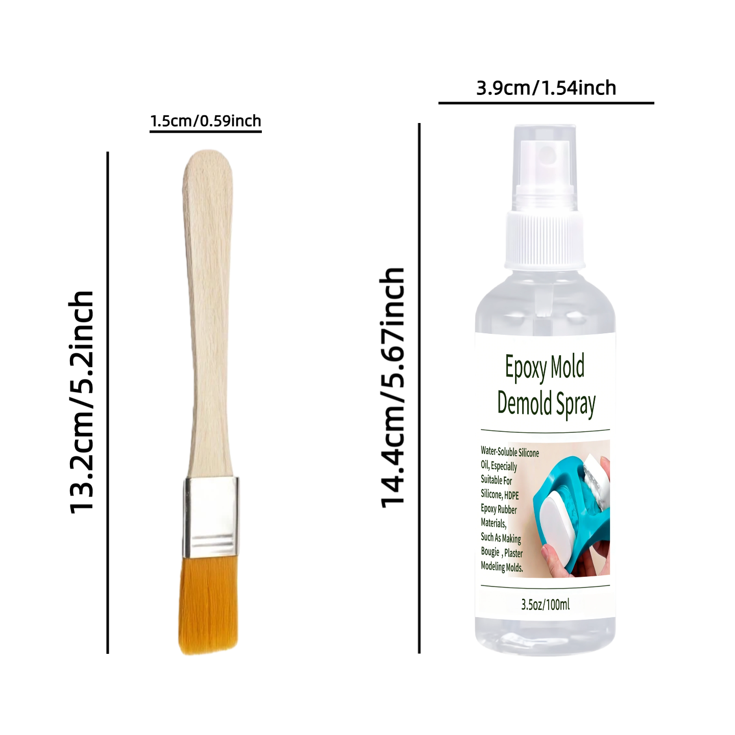 Epoxy Mold Demold Spray, Fast- - огляд і ціна Candle Mold Silicone