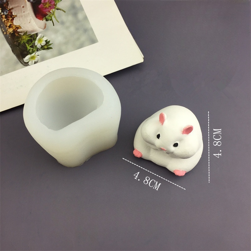 DIY Cute Hamster Mold Chocolat - огляд і ціна Candle Making Ideas