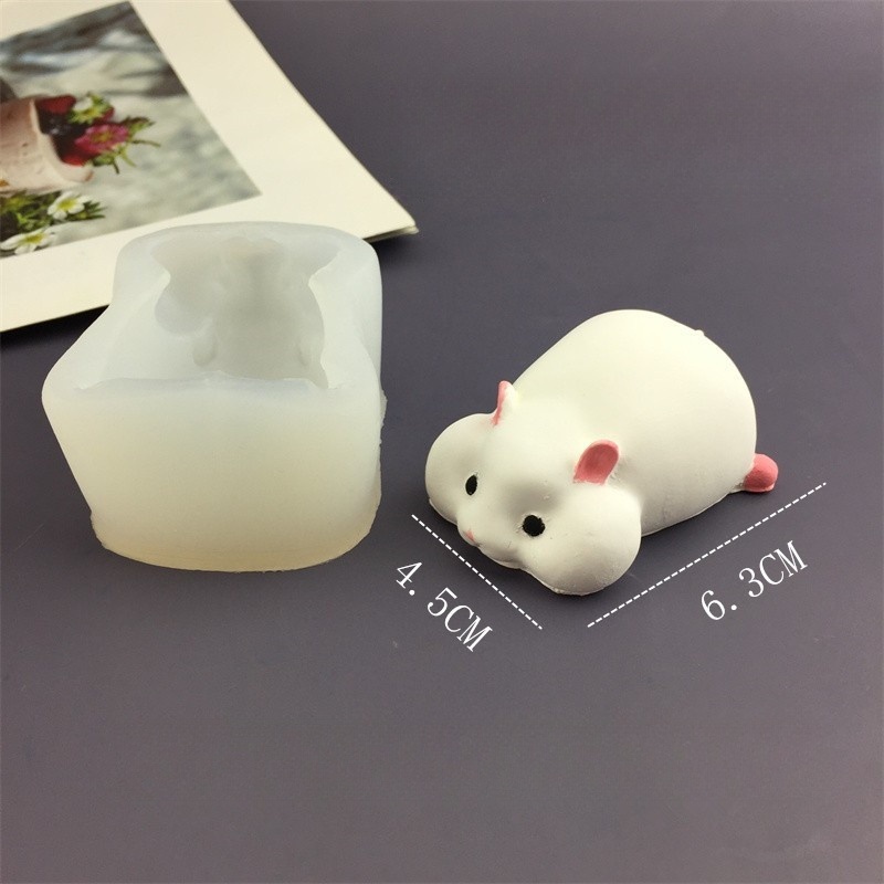DIY Cute Hamster Mold Chocolat - огляд і ціна Candle Making Ideas