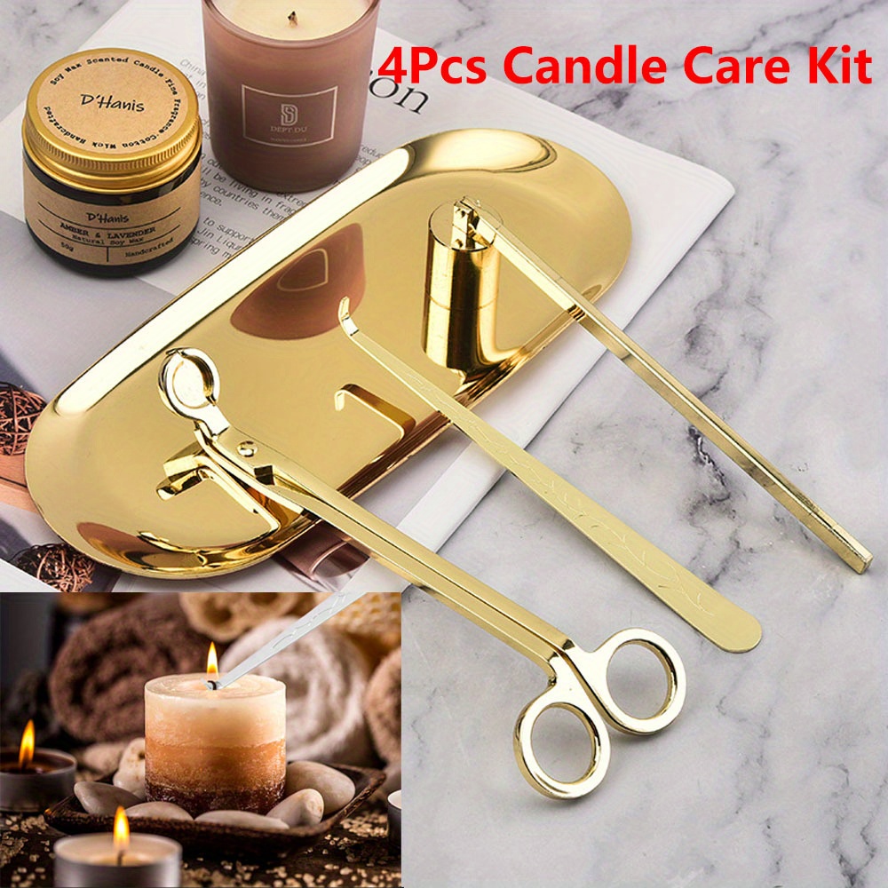 4pcs/set Luxury Candle Care Ki - огляд і ціна Candle Making Ideas