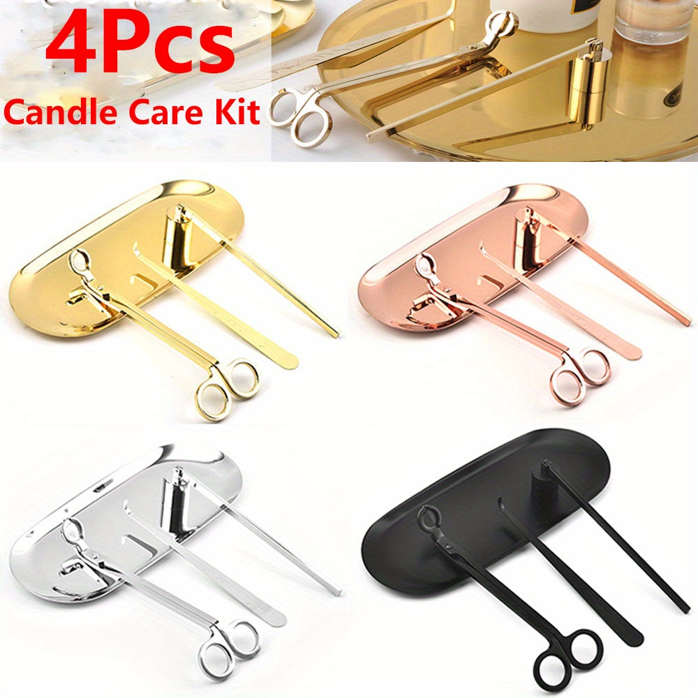 4pcs/set Luxury Candle Care Ki - огляд і ціна Candle Making Ideas