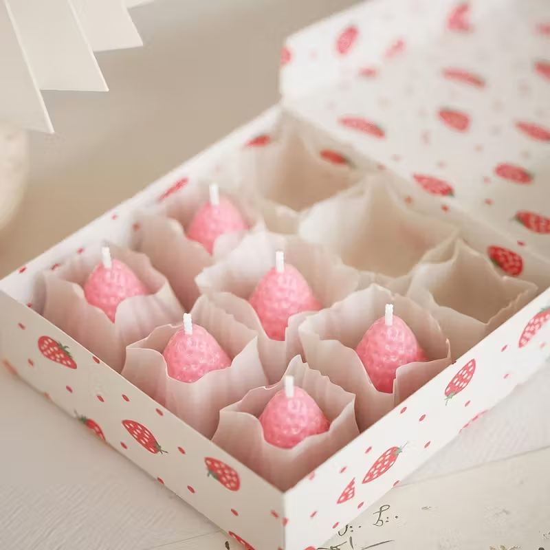Strawberry Silicone Candle Mol - огляд і ціна Candle Making Ideas