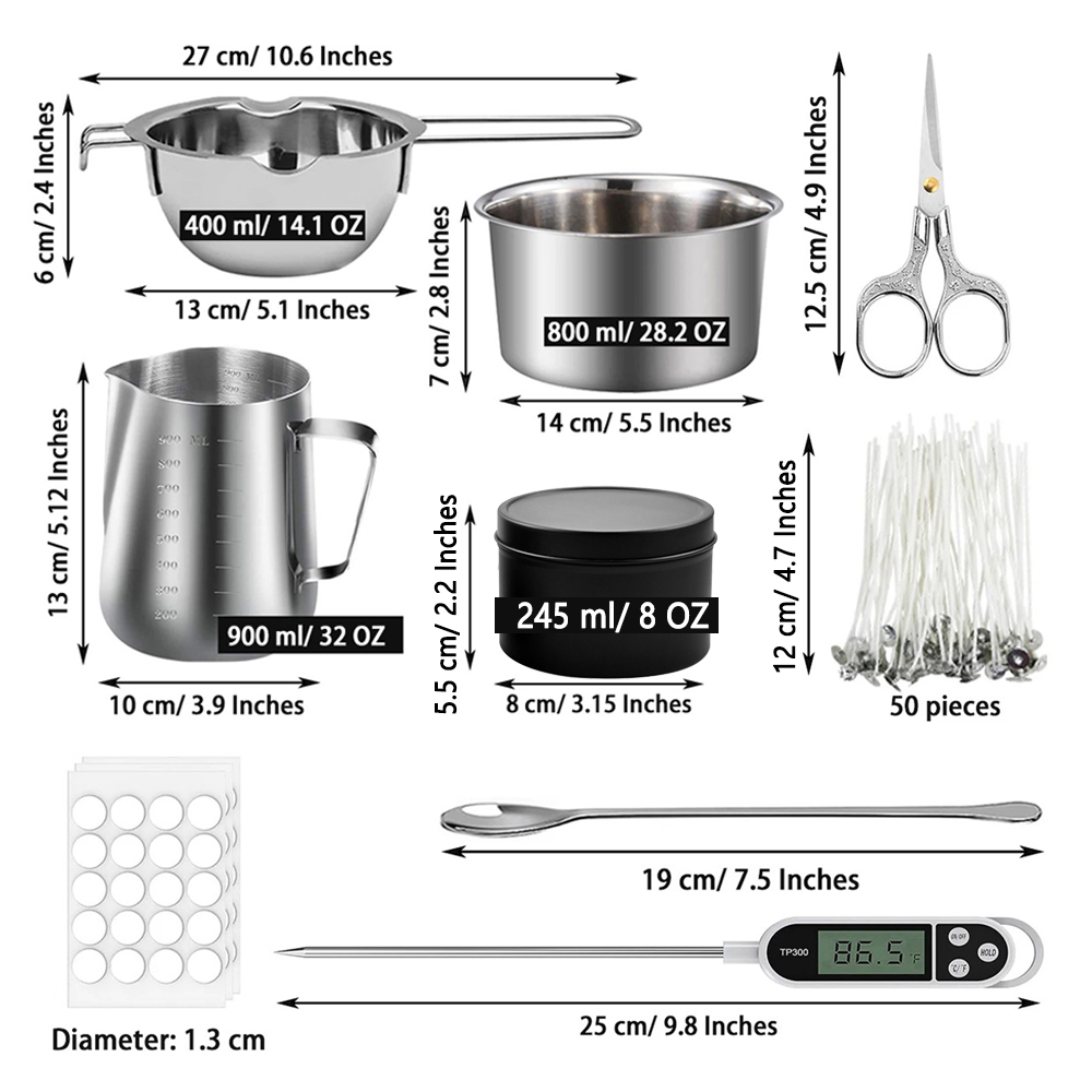 Glintmos DIY Candle Making Kit - огляд і ціна Candle Making Ideas
