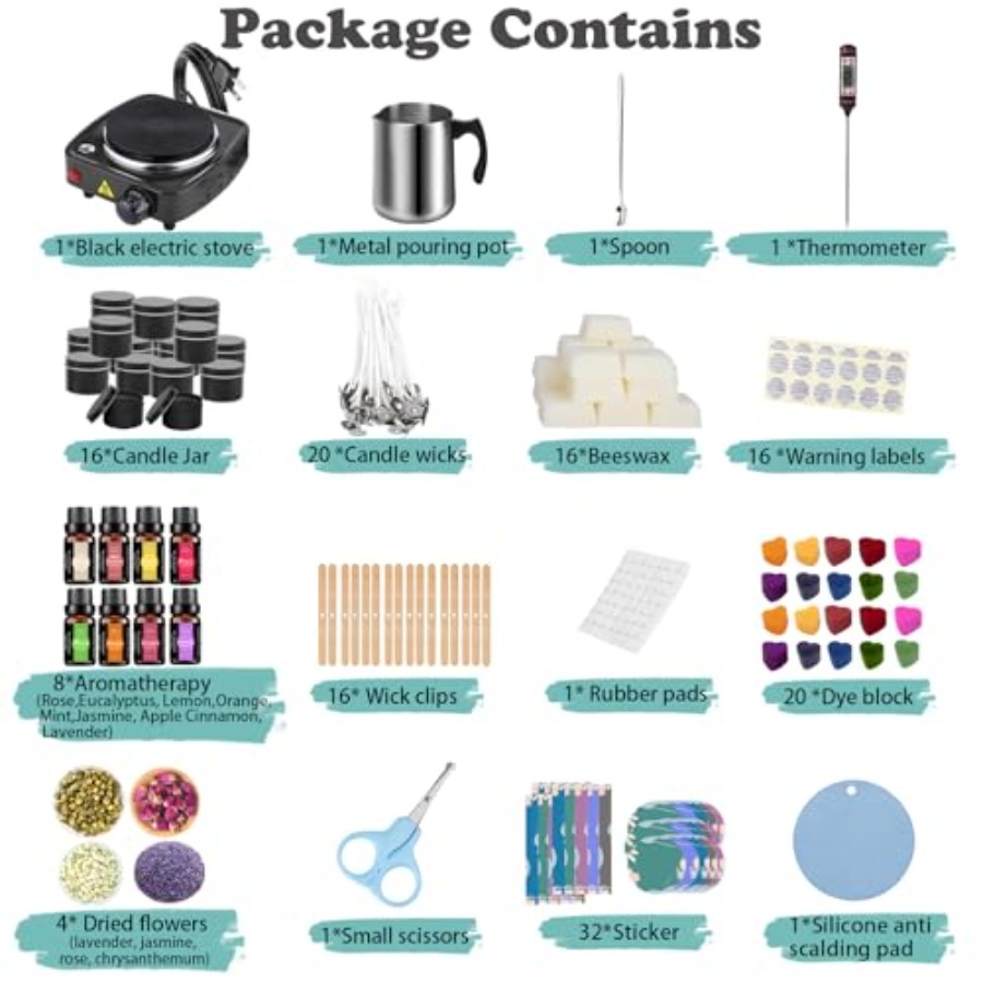 Complete Candle Making Kit Wit - огляд і ціна Candle Making Kit For Adults