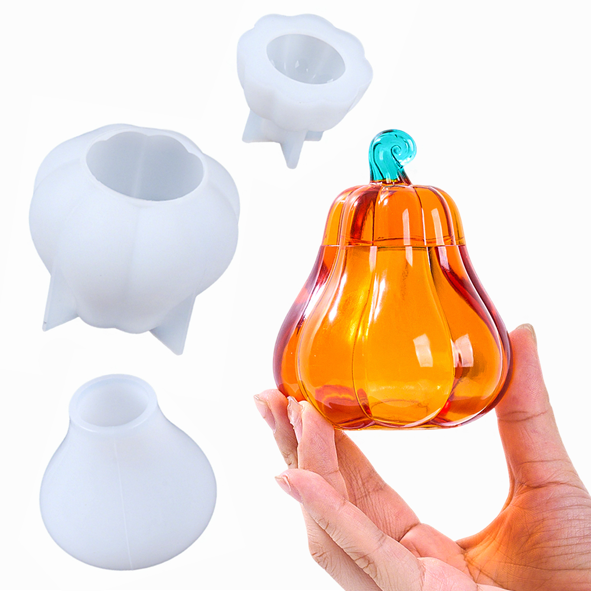 DIY Pumpkin Storage Box Silico - огляд і ціна Candle Mold Silicone
