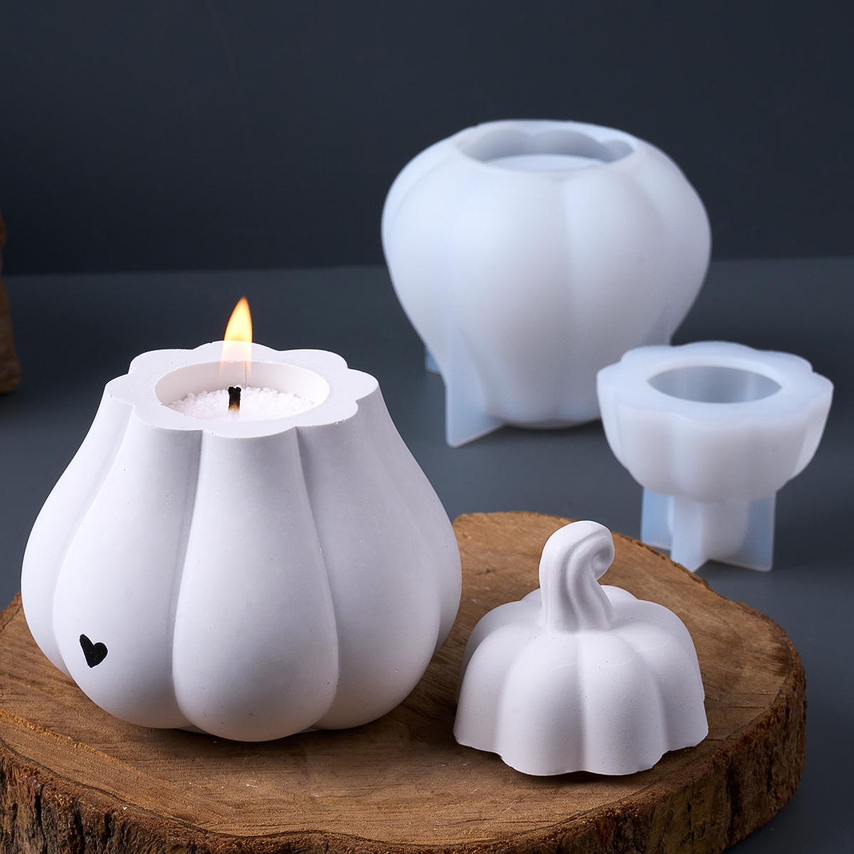 DIY Pumpkin Storage Box Silico - огляд і ціна Candle Mold Silicone
