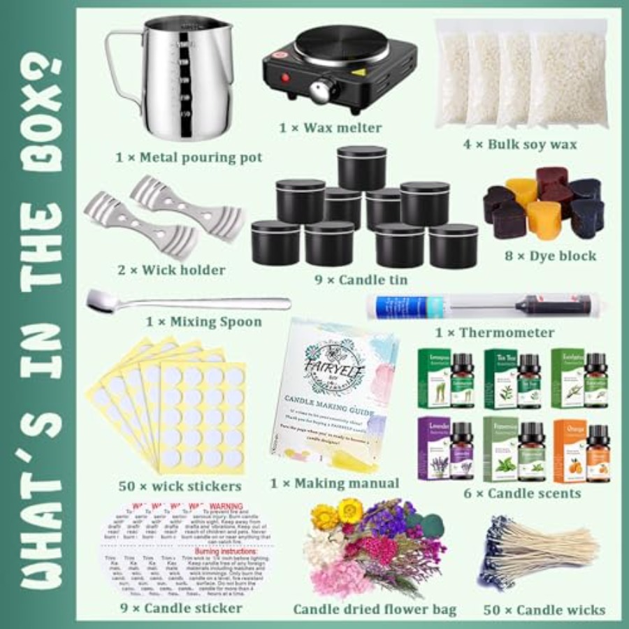 Candle Making Kit for Adults w - огляд і ціна Candle Making Kit For Adults