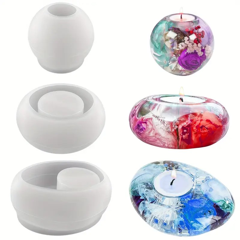 Tealight Candle Holder Resin S - огляд і ціна Candle Making Ideas