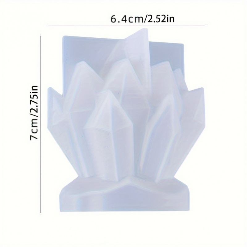 1pcCrystal Cluster Decorative  - огляд і ціна Candle Mold Silicone
