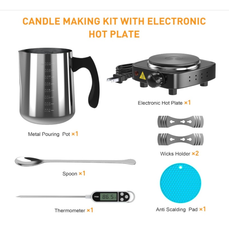 Adult Candle Making Kit with 9 - огляд і ціна Candle Making Kit For Adults