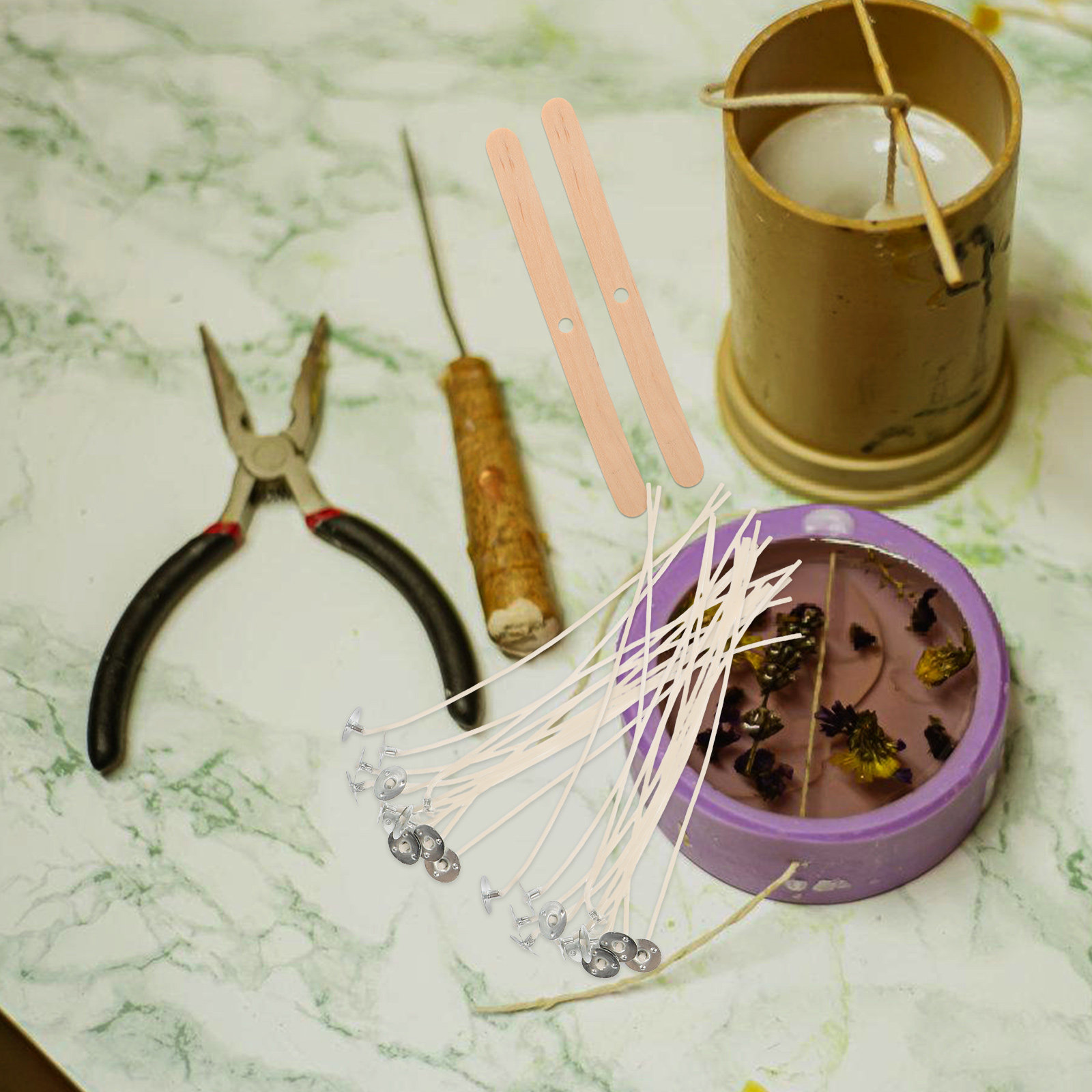 1Set Making Kit Wax Wicks for  - огляд і ціна Candle Making Kit For Adults
