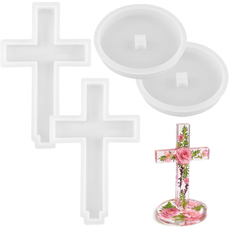 Two silicone molds with a base - огляд і ціна Candle Making Ideas