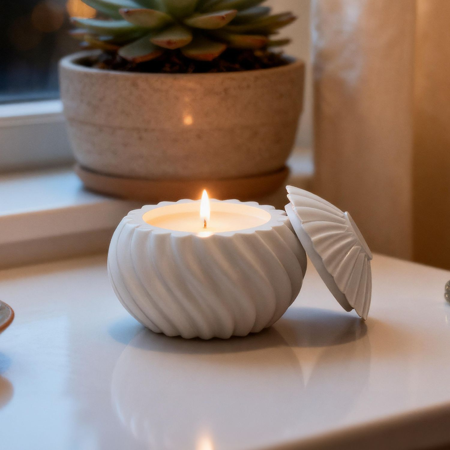 DIY Spiral Pearlescent Candle  - огляд і ціна Candle Mold Silicone