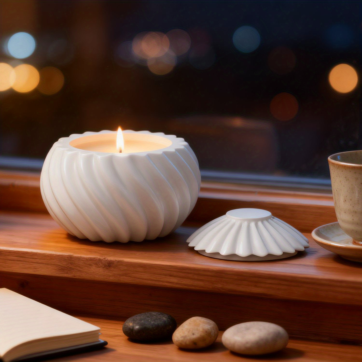 DIY Spiral Pearlescent Candle  - огляд і ціна Candle Mold Silicone