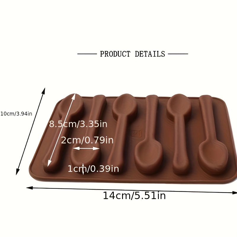 1pc Spoon Silicone Mold, Soap  - огляд і ціна Candle Mold Silicone