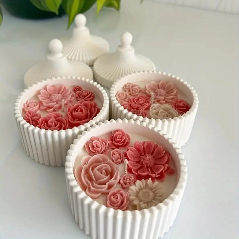 1 Set Silicone Candle Jar Mold - огляд і ціна Candle Mold Silicone