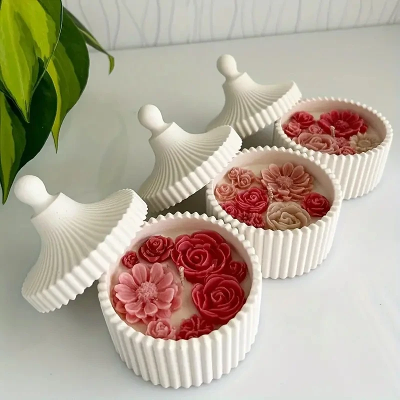 1 Set Silicone Candle Jar Mold - огляд і ціна Candle Mold Silicone