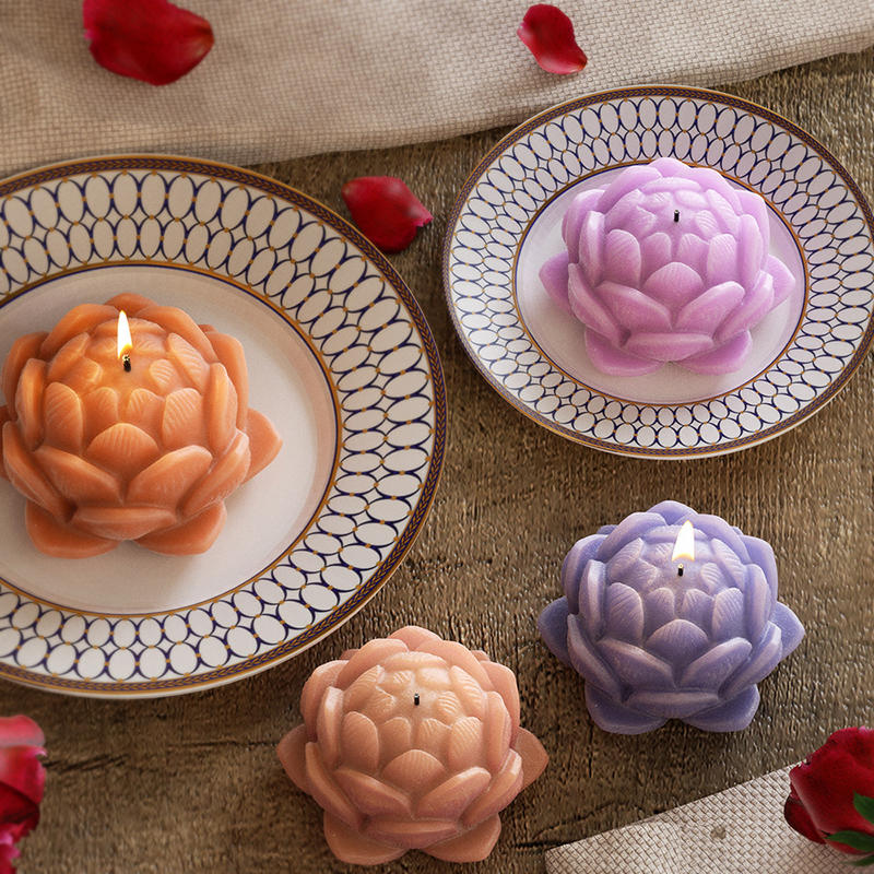 1PC Lotus Flower Candle Mold S - огляд і ціна Candle Making Ideas