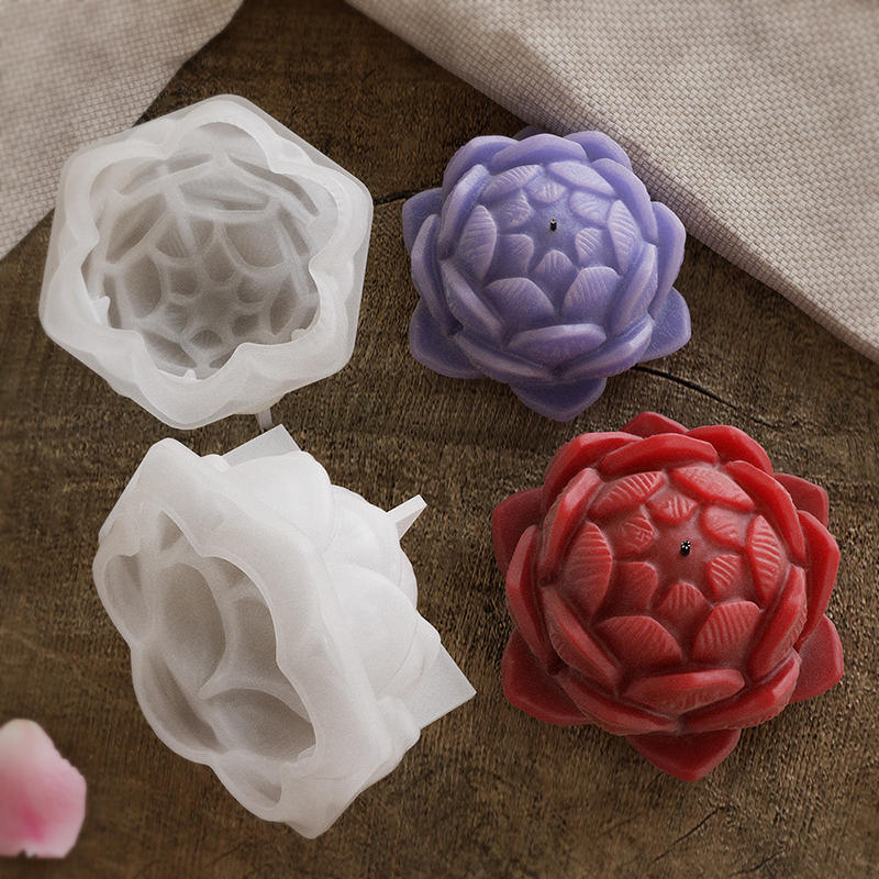 1PC Lotus Flower Candle Mold S - огляд і ціна Candle Making Ideas