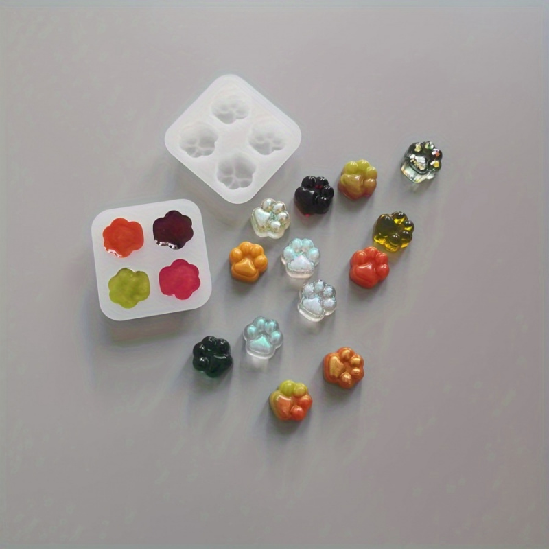 1Cat Paw Pattern Silicone Mold - огляд і ціна Candle Making Ideas