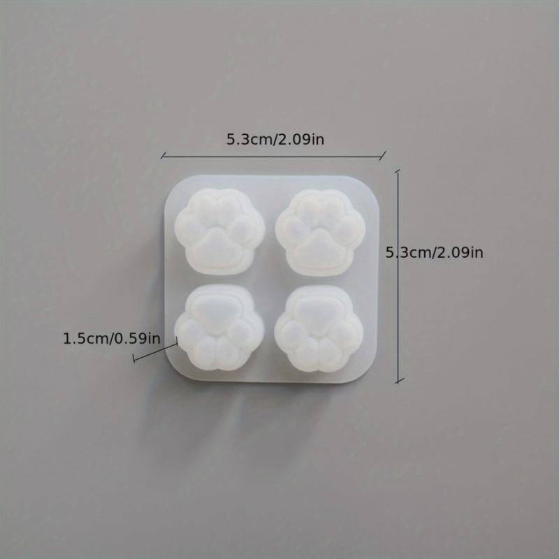 1Cat Paw Pattern Silicone Mold - огляд і ціна Candle Making Ideas