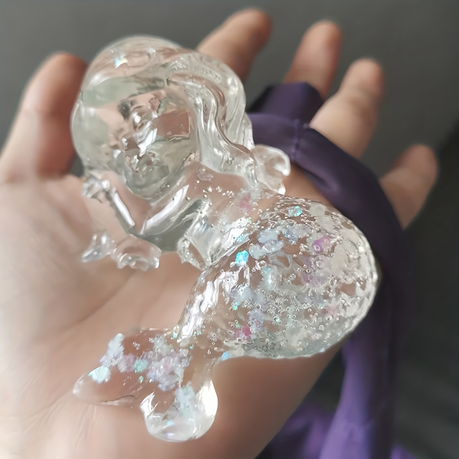 Cute Cartoon Mermaid Silicone  - огляд і ціна Candle Mold Silicone