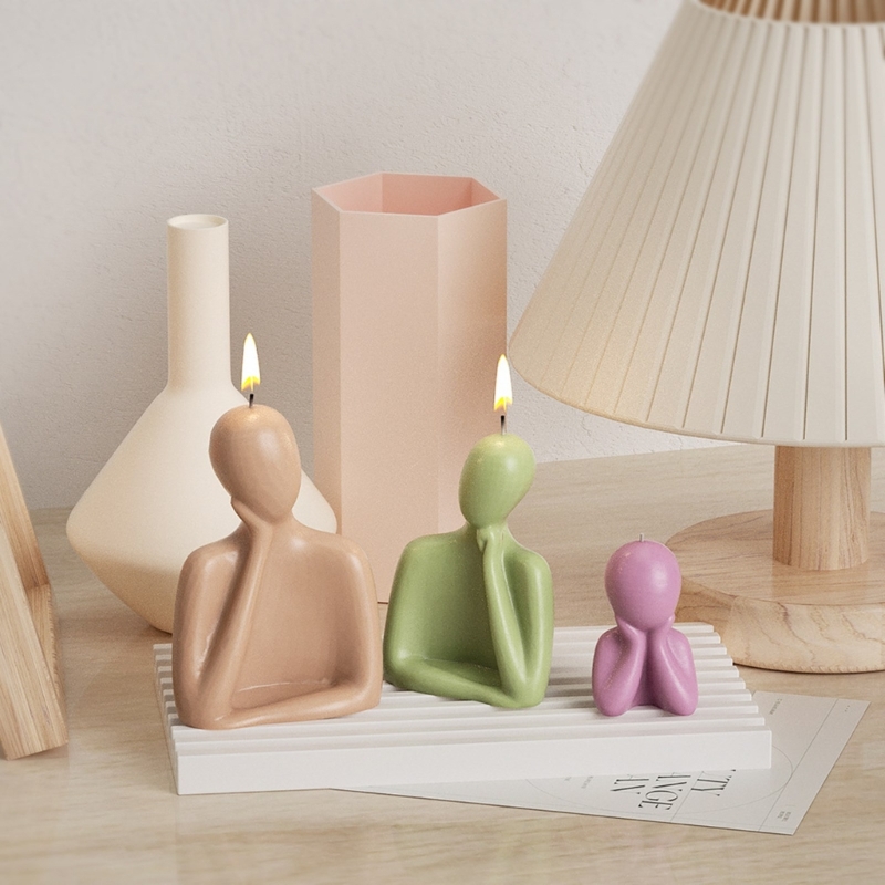 3D Family Candle Silicone Mold - огляд і ціна Candle Making Ideas