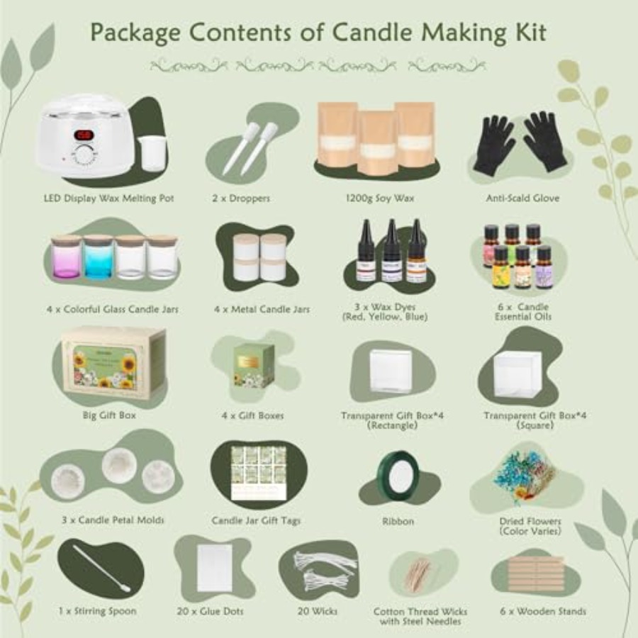 Candle Making Kit for Adults B - огляд і ціна Candle Making Kit For Adults